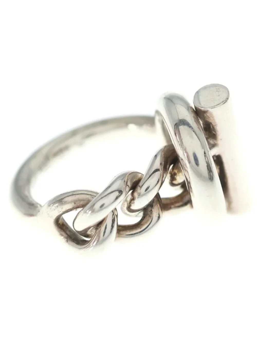 Hermes Croisette Ring Silver